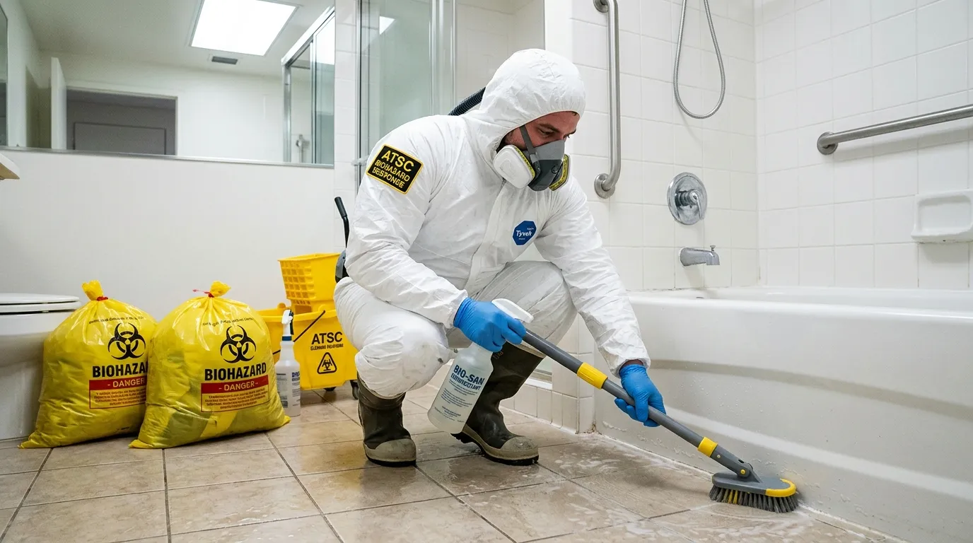 Decontamination equipment deployed for Blood Cleanup in Harleysville